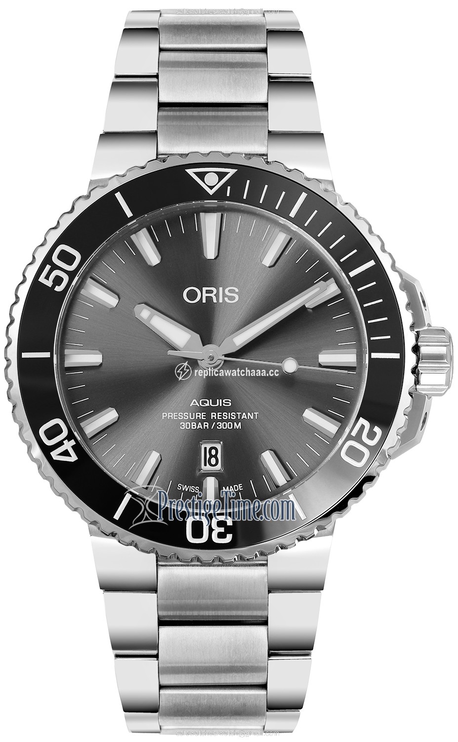 01 733 7730 7153-07 8 24 15PEB Oris Aquis Date 43.5mm Mens Watch 01 733 7730 7153-07 8 24 15PEB Oris Aquis Date 43.5mm Mens Watch